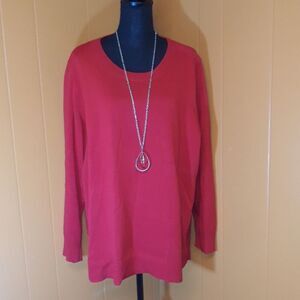 Liz Claiborne woman red light sweater